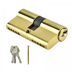 Lock 60mm/70mm/80mm Brass Pin Cylinder Lock